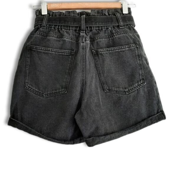 VERO MODA Tamira High Rise Stretch Paperbag Waist Jean Shorts Sz S - Picture 6 of 12